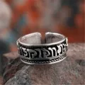Bague tibétaine en métal et cuivre pour homme anneau ouvert Totem amulette bouddhiste Dorje Six