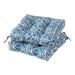 Greendale Home Fashions Outdoor Indigo Seat Cushion (Set of 2)