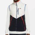 Nike Jackets & Coats | Nike Sportswear Mens Insulated Weather Resistant Sherpa Fleece Vest Men Sz S | Color: Blue/White | Size: S