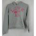American Eagle Outfitters Shirts & Tops | American Eagle Gray & Pink Love Pullover Hoodie Youth Size S/P | Color: Gray/Pink | Size: Girls S/P