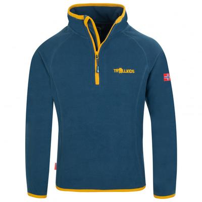 Trollkids - Kid's Nordland Half Zip - Fleecepullover Gr 110 blau Image