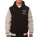 Men's JH Design Black/Gray San Antonio Spurs 5-Time NBA Finals Champions Commemorate Reversible Hooded Full-Snap Jacket