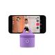 Pivo Pod Lite Sports Auto Tracking Phone Holder, 360° Rotation, Selfie and Handsfree Video Recording for sports training - Purple