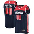 Men's Fanatics Branded Navy Washington Wizards Fast Break Replica Custom Jersey - Statement Edition