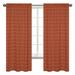 Boho Arrow 84in Window Treatment Curtain Panel Pair - Ivory Burnt Orange Modern Farmhouse Southwest Shabby Chic Bohemian Diamond