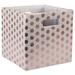 DII Polyester Decorative Storage Cube