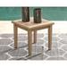 Signature Design by Ashley Gerianne Outdoor Brown Square End Table - 24" W x 24" D x 22" H