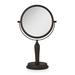 Anaheim 9'' Rotating Countertop Mirror by Zadro Products Inc. in Bronze
