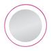 LED Lighted Spot Travel Mirror by Zadro Products Inc. in Pink