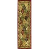 Lyndhurst 221 Multi / Red 2'-3" X 14' Runner Rug by Safavieh in Multi Red