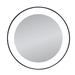 LED Lighted Spot Travel Mirror by Zadro Products Inc. in Black