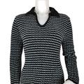 J. Crew Sweaters | J Crew M Black & White Chenille V-Neck Sweater | Color: Black/White | Size: M