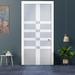 Barn Door - Glass-Door.us Sliding Glass Barn Door w/ Installation Hardware Kit Glass in White | 80 H x 36 W x 0.4 D in | Wayfair PSGD-GH-0038-O-05