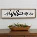 Personalization Mall Cozy Home Floater Frame Textual Art Set on Wood in Brown | 8 H x 30 W x 1.5 D in | Wayfair 19251-30x8