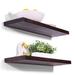 Wade Logan® Ashlay Floating Shelves Set Of 2 Wood in Brown/Red | 1.6 H x 48 W x 6 D in | Wayfair BD2DD5824FB043EF810E0ED45A9584F4