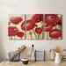 Red Barrel Studio® Red Serenity & Lace II- Premium Gallery Wrapped Canvas - Ready To Hang Canvas in Black/Blue/Green | 12 H x 24 W x 1 D in | Wayfair