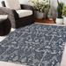 White 24 x 0.08 in Area Rug - Red Barrel Studio® FLIGHT OF FANCY NAVY Outdoor Rug By Becky Bailey Polyester | 24 W x 0.08 D in | Wayfair