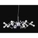 Corrigan Studio® Modern Sleet Ceiling Lamp, 12-7/16"h, White Metal in Gray | 12 H x 36 W x 36 D in | Wayfair A5CAE702E90646F5AF036E6F9B2DB349