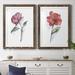 Rosdorf Park Watercolor Floral Contour III Premium Framed Matte - Ready To Hang Paper in White | 31.5 H x 47 W in | Wayfair