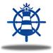 Longshore Tides Chere Ship Wheel Lighthouse Wall Accent Metal in Blue | 18 H x 18 W x 0.06 D in | Wayfair 41C1BA45FC3945C4B5437AB5A7FD5F8C