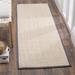 Gray/White 30 x 0.37 in Area Rug - Andover Mills™ Jeremy Sisal Marble/Dark Gray Area Rug Jute & Sisal | 30 W x 0.37 D in | Wayfair