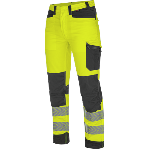 Pantalon de travail haute-visibilité fluo jaune/anthracite Würth MODYF