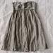 J. Crew Dresses | J. Crew Strapless Silk Crepe Dress | Color: Gray | Size: 6