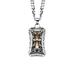 Men's Big & Tall Cross Pendant Necklace by PalmBeach Jewelry in Stainless Steel