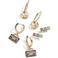 BaubleBar Brooklyn Nets Logo Earrings Set