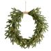 24" Holiday Christmas Pre-Lit Cascading Pine Wreath - Green - 24