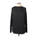 Old Navy Long Sleeve Top Black Crew Neck Tops - Women's Size Medium