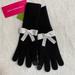 Kate Spade Accessories | Kate Spade Mitten Gloves | Color: Black | Size: Os