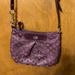 Coach Bags | Coach Cross Body Bag | Color: Purple | Size: Os