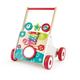 Hape My First Musical Walker, Wooden Push Along Baby Walker Trainer with Music Box & Activities, 10 Months and Up, Colourful