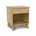 Copeland Furniture Linn 1 - Drawer Solid Wood Nightstand Wood in White/Brown | 22.38 H x 19.88 W x 18.63 D in | Wayfair 2-LNN-10-71
