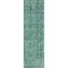 Blue 144 x 0.51 in Area Rug - Latitude Run® Gilboa Handmade Tufted Wool Turquoise Area Rug Wool | 144 W x 0.51 D in | Wayfair