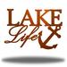 Arlmont & Co. Lake Life Metal in Brown | 30 H x 30 W x 0.0625 D in | Wayfair 1F7AF11C056D4091B367EA2DE30E3261