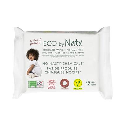 Eco by Naty Flushable Wipes 504x (12 Pack of 42) - NT245074