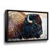 Foundry Select American Bison Resting by Aldridge - Graphic Art on Canvas in Brown | 14 H x 18 W x 2 D in | Wayfair