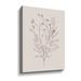 Red Barrel Studio® Wildflower by Rachel Nieman - Drawing Print on Canvas Canvas, Cotton in Gray/White | 10 H x 8 W x 2 D in | Wayfair