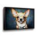 Red Barrel Studio® Chihuahua So Cheeky by Aldridge - Graphic Art on Canvas in Brown | 8 H x 10 W x 2 D in | Wayfair