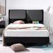 Latitude Run® Low Profile Platform Bed Upholstered/Polyester in Black | 41.2 H x 80 W x 85.8 D in | Wayfair D3B5C89CF94B4F72B921A7376F97E0DA