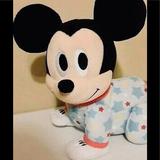 Disney Toys | Disney Baby Mickey Musical Crawling Pals Plush | Color: Cream | Size: Osbb
