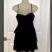 American Eagle Outfitters Dresses | American Eagle Outfitters Aeo Sz 2 Sleeveless Elastic Top Ruffle Dress Guc Bpu2 | Color: Black | Size: 2