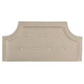 TALLULAH LIGHT OYSTER ARCHED TUFTED HEADBOARD (KING) - Safavieh MCR4045B-K