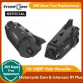 FreedConn-Casque de caméra de tableau de bord de moto sans fil R1Plus casque DVR Bluetooth