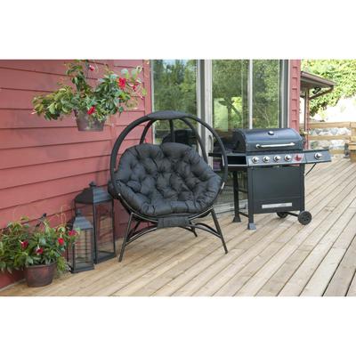 Cozy Ball Chair in Overland Black by Flowerhouse in Black