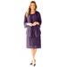 Plus Size Women's Sparkling Lace Jacket Dress by Catherines in Purple Pennant (Size 30 WP)