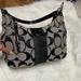 Coach Bags | Authentic Coach Black Handbag Never Used It . Medium Size | Color: Black/Gray | Size: Os