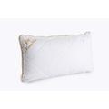 Merino Wool ELEGANT GOLD PAIR PILLOW/TWO 100 PILLOWS + 100% COTTON COVER NATURAL MADE WITH LOVE FOR WOOL hypoallergenic pillows, LUXURY PILLOWS STANDARD DOUBLE KING (BABY 40 x 60 cm (16" x 24"))